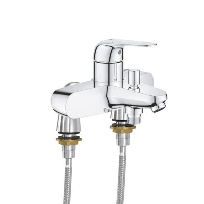Mitigeur baignoire mécanique GROHE Swift avec colonnettes Idro'Flex