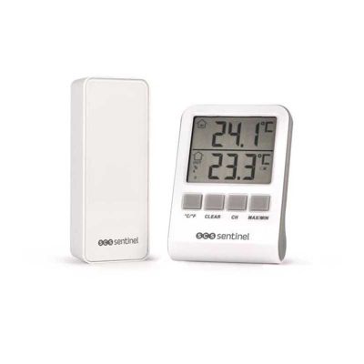Thermomètre digital intérieurextérieur SCS SENTINEL HCN0062 DigiThermo indooroutdoor Portée : 60 433 MHz - vue 4