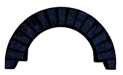 Arcade noire pour habillage four à bois Ephrem L'Essentiel et L'Authentique