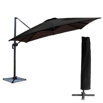 Parasol déporté MOLOKAI carré 3x3m + housse - vue 6