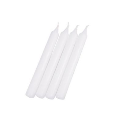 Eden Lot de 4 bougies chandelier Blanc - vue 2