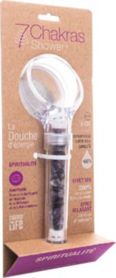 Douchette 1 jet Amethyste 8 cm 7ChakrasShower Change your life