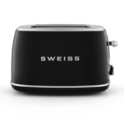 Sweiss Grille pain vintage 2 fentes - GRS9 - 850 W - Thermostat réglable Noir - vue 3
