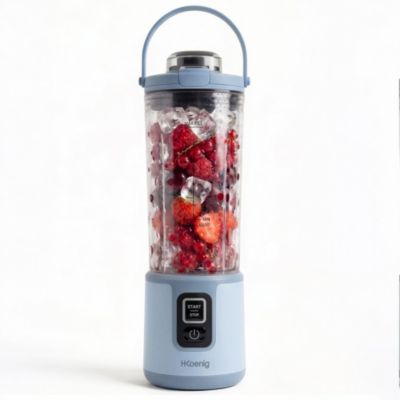 H.Koenig MOOTH16 - Mini blender portable sur batterie Bleu Pastel - vue 3