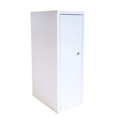 Armoire à  pharmacie murale verrouillable en métal blanc l.20 x H.60 x P.30 cm  Equipstore Création
