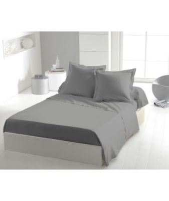 Home Linge Passion Drap plat - 180 x 290 cm - 1 personne Gris - vue 2