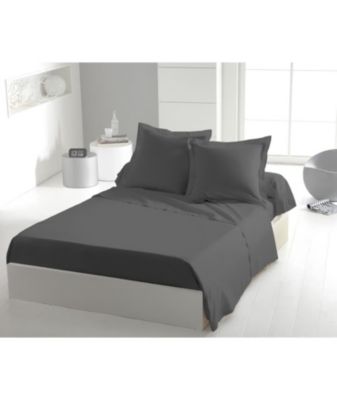 Home Linge Passion Drap plat - 180 x 290 cm - 1 personne Gris - vue 2