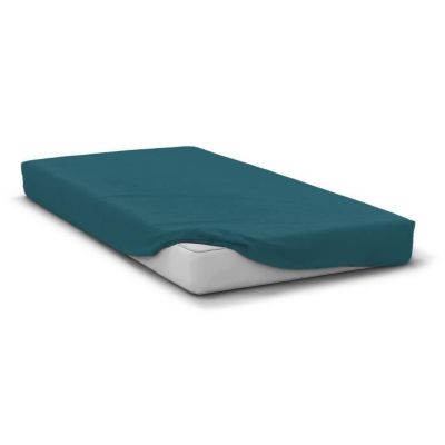 Home Linge Passion vous propose ce drap housse de qualité. Lavable en machine Bleu - vue 2