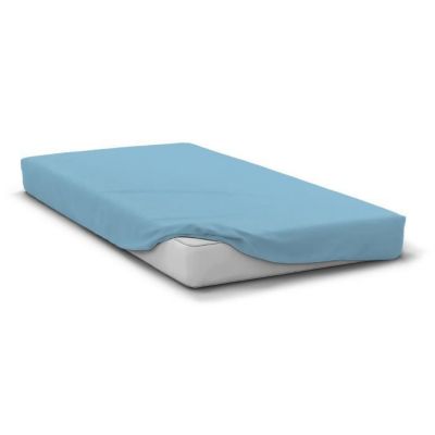 Home Linge Passion vous propose ce drap housse de qualité. Lavable en machine Bleu - vue 2