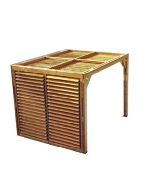 Pergola autoportante manuelle bois Habrita THO2331VT 3 13 x 2 34 m