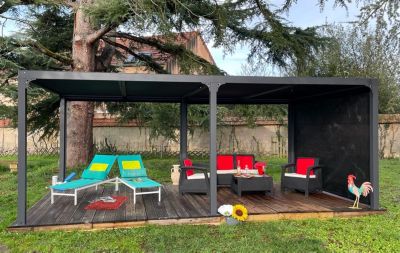 Habrita Pergola bioclimatique - vue 2