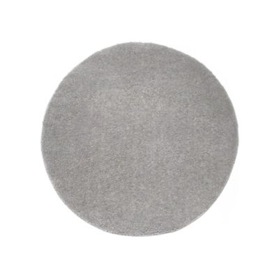 Tapis rond microfibre Markky ?120 cm gris