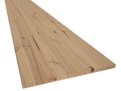 Tablette en pin massif naturel 50 x 200 cm, ép.18 mm PPA18500