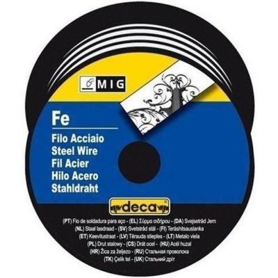 Bobine fil acier pour soudure MIGMAG DECA Ø fil 0 6 mm 0 7 kg - vue 2