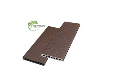 Lame de terrasse composite C brun L.260 x l.14,6 cm