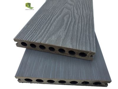 Lame de terrasse composite gris CoexProtect® L.260 x 15 cm