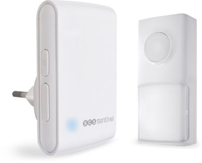 Carillon sans fil SCS SENTINEL EcoBell 100 enfichable 25 mélodies Portée