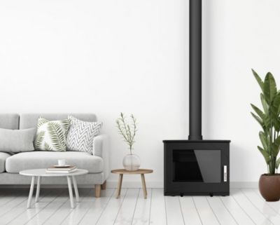 Poêle à bois en fonte Supra Usko rabaissé 8.7kW 150m²