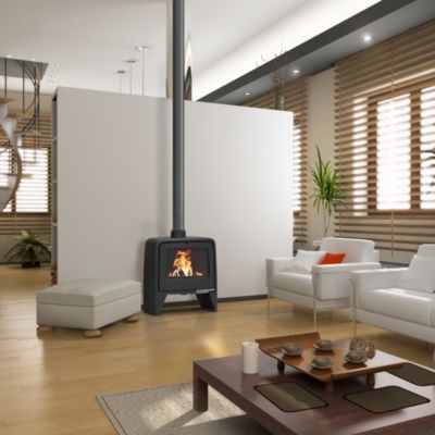 Poêle à bois en fonte Supra Paul 10kW 200m²