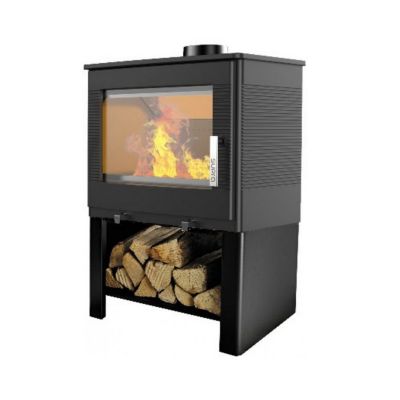 Supra Poêle à bois fonte étanche 8.7kw odélya bûcher FR9016150B