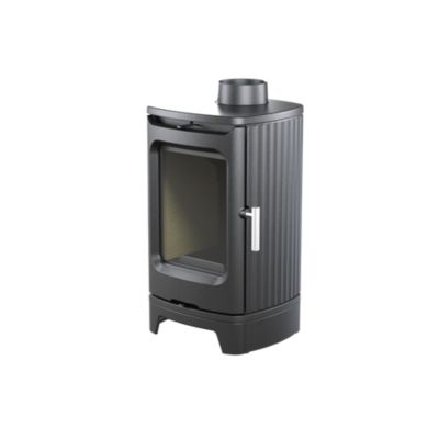 Poêle à bois en fonte Supra France André noir 6 KW 100 m²