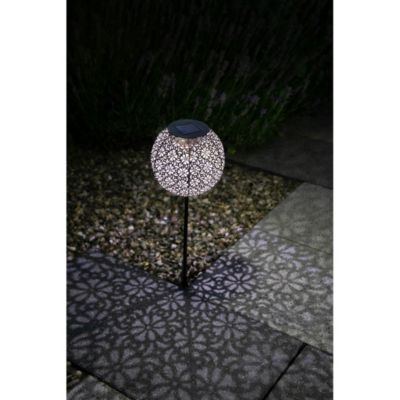 Décoration métal à énergie solaire Design rétro GALIX 1 LED 8 heures d'éclairage 10 Lumens - vue 3