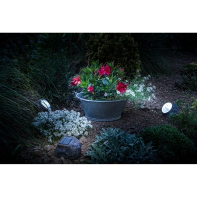 Spot solaire polyrésine GALIX Rocher 10 Lumens LED - vue 4