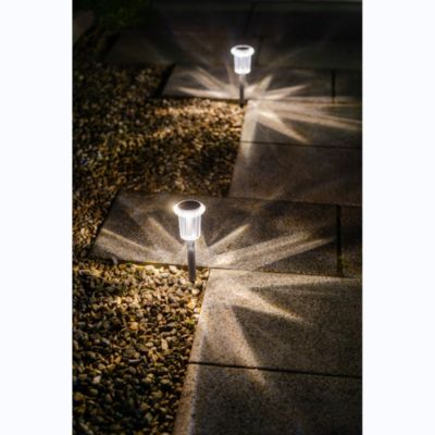 G2624 Balise solaire effet étoile 30 cm 3 LED chaud - vue 2