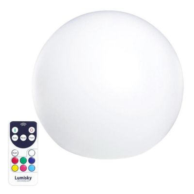 LUMISKY Sphère Led sans fil télécommandable 30 cm - vue 2