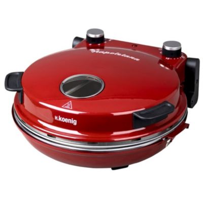 HKoenig Machine à pizza électrique NAPL350 1200W Rouge - vue 3