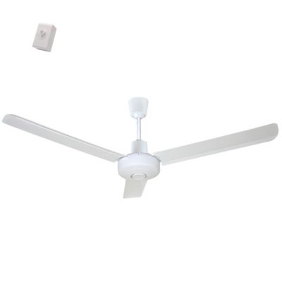 Fanelite Ventilateur de plafond 142 cm SEM56ALU Moteur AC Variateur mural à encastrer ou pose en saillie 3 pales Neuf - vue 3