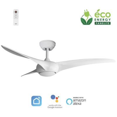 Fanelite Ventilateur de plafond 132 cm SAONA Moteur DC LED dimmable 3 couleurs Wifi Contrôles vocaux Neuf - vue 4
