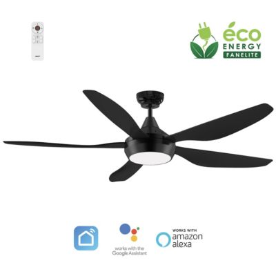 Fanelite Ventilateur de plafond 137 cm MAUPITI Moteur DC LED dimmable 3 couleurs Wifi & Contrôles vocaux Neuf - vue 3