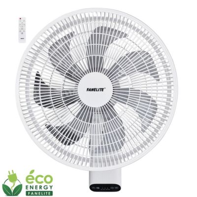 Fanelite Ventilateur mural FW40-DC - Moteur DC - Hélice 40 cm - 7 vitesses - Oscillant ou fixe - 28W - Silencieux Blanc - vue 5