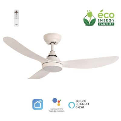 Fanelite Ventilateur de plafond 107 cm BAABA Moteur DC LED dimmable 3 couleurs Télécommande Wifi &Contrôles vocaux Neuf - vue 4