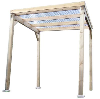 Carport autoclavé 4.00 m2 bois Habrita CAR2020TA
