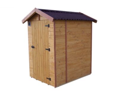 Abri wc en panneaux 1.81 m² équipement lave-mains Habrita ED1419WC