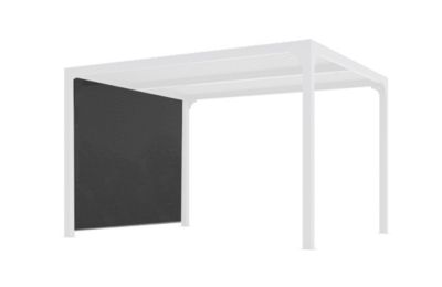 Rideau pour pergola bioclimatique PER 3630 BI et PER 2430 BI avec rail pour côté 3 couleur - vue 2