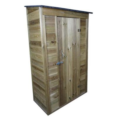 Armoire de jardin murale en bois 0.51 m