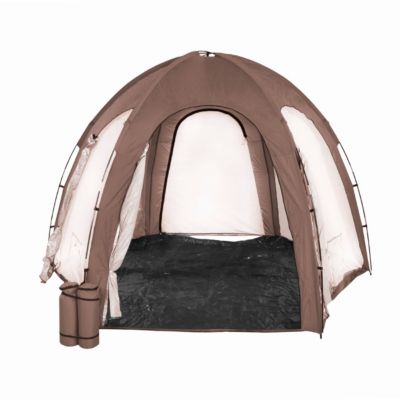 WATERCLIP Tente dôme abri de piscine et spa 3.4m x 3.9m H2.2m
