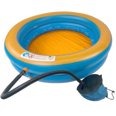 WATERCLIP Piscine gonflable à bulles 100x100x20 cm avec pompe