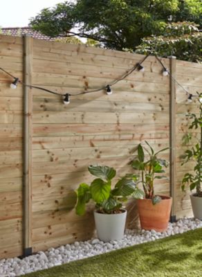 Lame de clôture en bois 180 x 12 cm - Autoclave classe 3