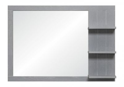 Miroir encadré .85 x H.60 cm effet chêne grisé HOMESIGHT Seaside