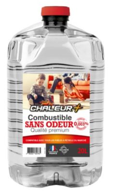 Combustible liquide sans odeur 20 L pour poêle à pétrole Chaleur Plus