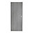 Porte coulissante Exmoor gris H.204 x l.83 cm