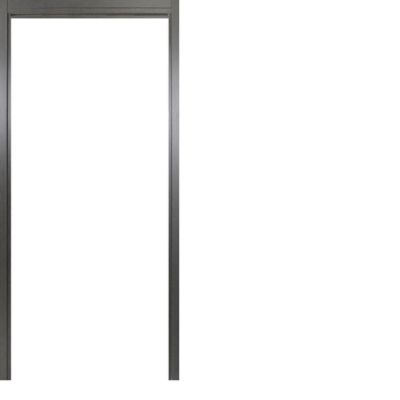 Kit de finition galandage gris pour porte coulissante