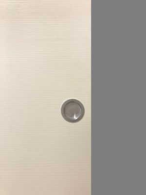 Coquille de tirage rond chrome satiné Ø48mm