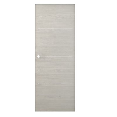 Porte coulissante Triaconta grigio H.204 x l.83 cm
