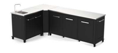 Cuisine extérieure modules 180 cm + 90 cm avec angle Cozze