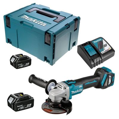 Meuleuse dangle 18V LXT Ø125 mm 2x40 Ah en MAKPAC MAKITA DGA511RMJ